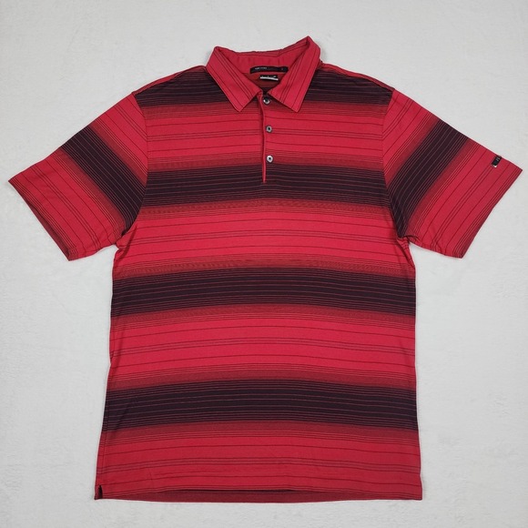Nike Other - Nike Tiger Woods Collection Golf Polo Shirt Mens Small Red Dri Fit Performance